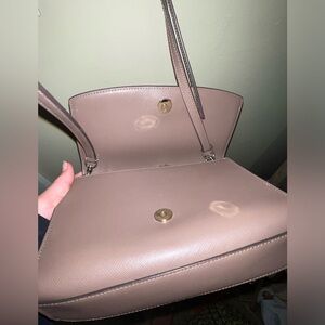 Taupe Kate Spade crossbody purse